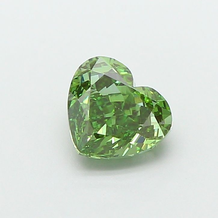 Loose Diamond - HEART 1.02ct Fancy Vivid Green VVS2: Loose Diamond - HEART 1.02ct Fancy Vivid Green VVS2 Source: This is a real non-mined Diamond that has been grown in a lab Shape: HEART Carats: 1.02 Color: Fancy Vivid Green Certification: IGI Video: