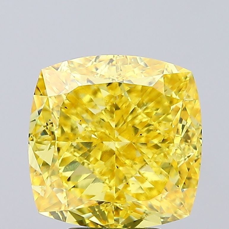 Loose Diamond - CUSHION MODIFIED 7.52ct Fancy Vivid Yellow VS2: Loose Diamond - CUSHION MODIFIED 7.52ct Fancy Vivid Yellow VS2 Source: This is a real non-mined Diamond that has been grown in a lab Shape: CUSHION MODIFIED Carats: 7.52 Color: Fancy Vivid Yellow