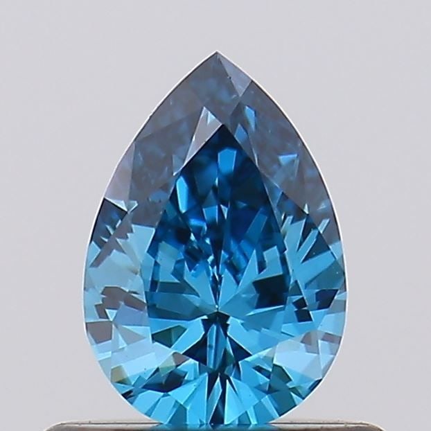 Loose Diamond - PEAR 0.43ct Fancy Vivid Blue VS1: Loose Diamond - PEAR 0.43ct Fancy Vivid Blue VS1 Source: This is a real non-mined Diamond that has been grown in a lab Shape: PEAR Carats: 0.43 Color: Fancy Vivid Blue Certification: NONE Video: