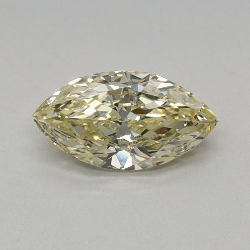 Loose Diamond - MARQUISE 0.37ct Fancy Yellow VVS2: Loose Diamond - MARQUISE 0.37ct Fancy Yellow VVS2 Source: This is a real non-mined Diamond that has been grown in a lab Shape: MARQUISE Carats: 0.37 Color: Fancy Yellow Certification: IGI Video: