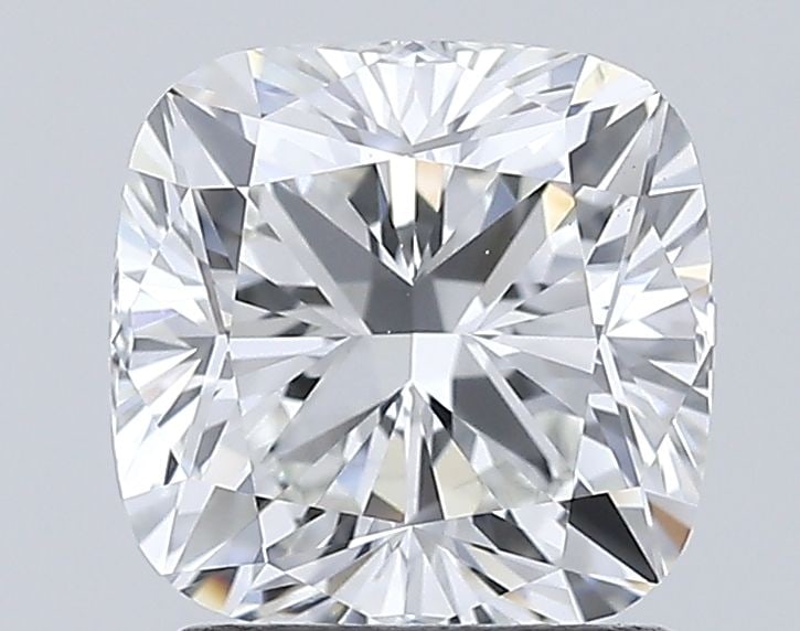 Loose Diamond - CUSHION BRILLIANT 1.54ct G VS1: Loose Diamond - CUSHION BRILLIANT 1.54ct G VS1 Source: This is a real non-mined Diamond that has been grown in a lab Shape: CUSHION BRILLIANT Carats: 1.54 Color: G Clarity: VS1 Certification: IGI Vide