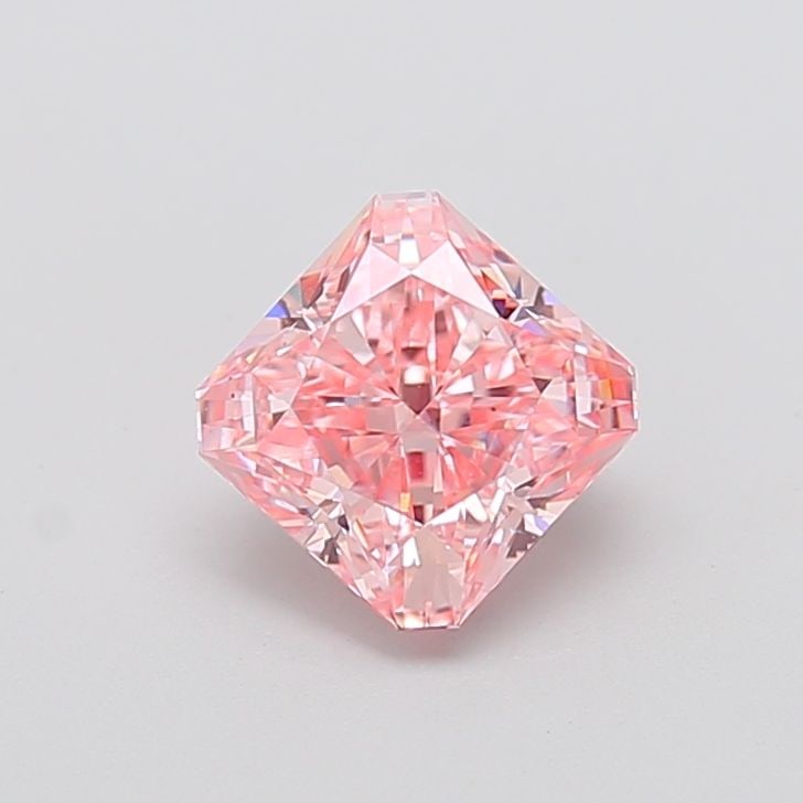 Loose Diamond - SQUARE RADIANT 2.01ct Fancy Vivid Pink VS1: Loose Diamond - SQUARE RADIANT 2.01ct Fancy Vivid Pink VS1 Source: This is a real non-mined Diamond that has been grown in a lab Shape: SQUARE RADIANT Carats: 2.01 Color: Fancy Vivid Pink