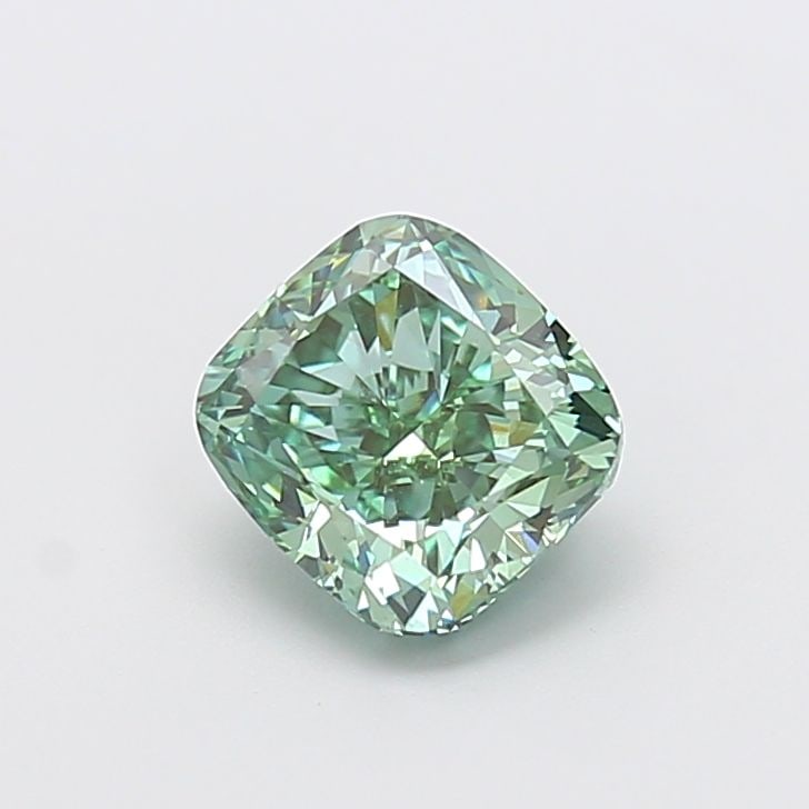 Loose Diamond - CUSHION MODIFIED 2.0ct Fancy Vivid Green VS1: Loose Diamond - CUSHION MODIFIED 2.0ct Fancy Vivid Green VS1 Source: This is a real non-mined Diamond that has been grown in a lab Shape: CUSHION MODIFIED Carats: 2.0 Color: Fancy Vivid Green