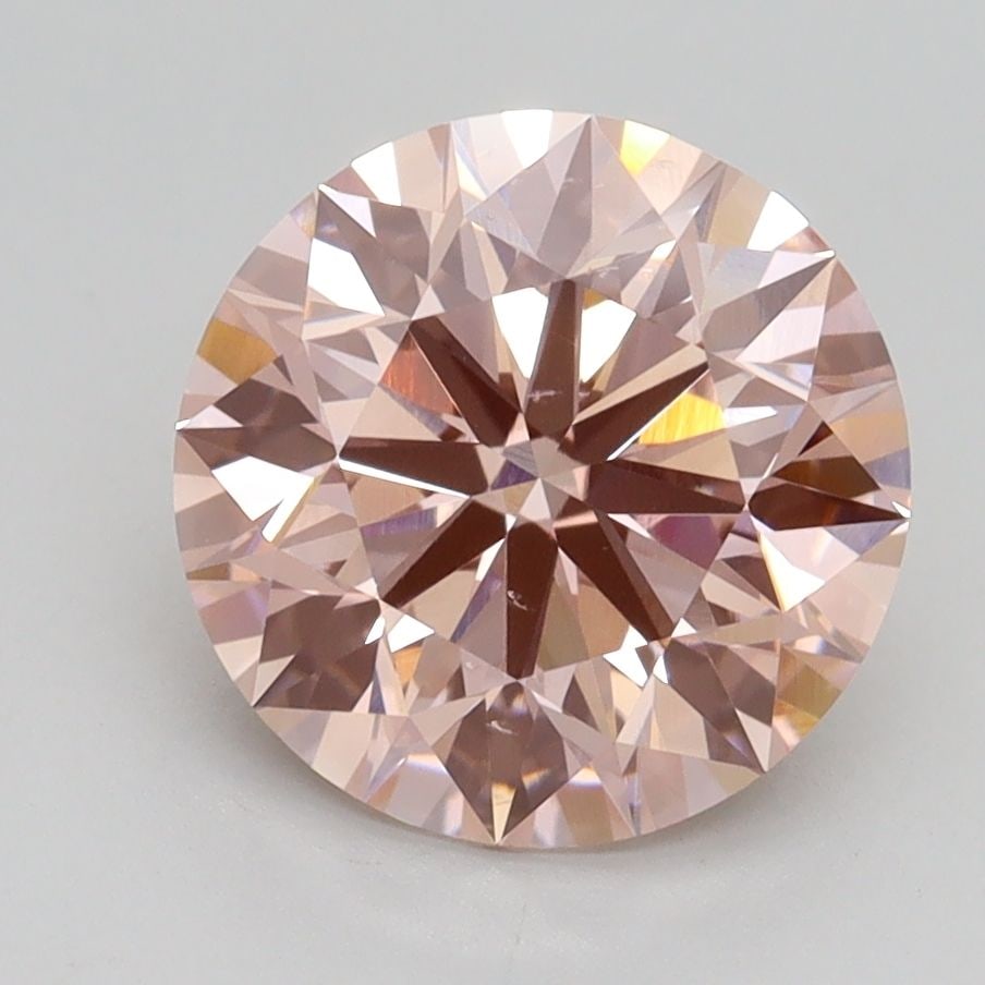 Loose Diamond - ROUND 2.71ct Fancy Intense Pink VS2: Loose Diamond - ROUND 2.71ct Fancy Intense Pink VS2 Source: This is a real non-mined Diamond that has been grown in a lab Shape: ROUND Carats: 2.71 Color: Fancy Intense Pink Certification: IGI Video: