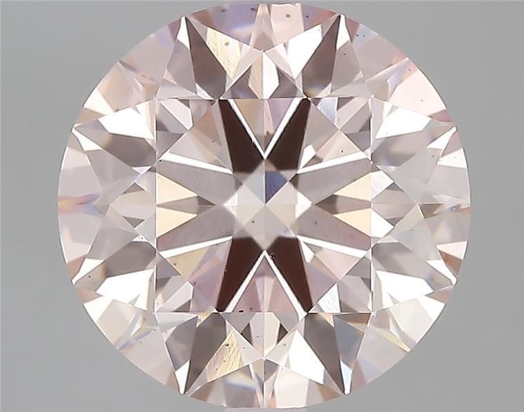 Ideal Loose Diamond - ROUND 5.71ct Fancy Light Pink VS2: Ideal Loose Diamond - ROUND 5.71ct Fancy Light Pink VS2 Source: This is a real non-mined Diamond that has been grown in a lab Shape: ROUND Carats: 5.71 Color: Fancy Light Pink Certification: IGI Video