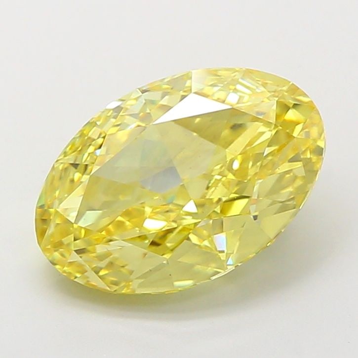 Loose Diamond - OVAL 3.68ct Fancy Vivid Yellow VS1: Loose Diamond - OVAL 3.68ct Fancy Vivid Yellow VS1 Source: This is a real non-mined Diamond that has been grown in a lab Shape: OVAL Carats: 3.68 Color: Fancy Vivid Yellow Certification: IGI Video:
