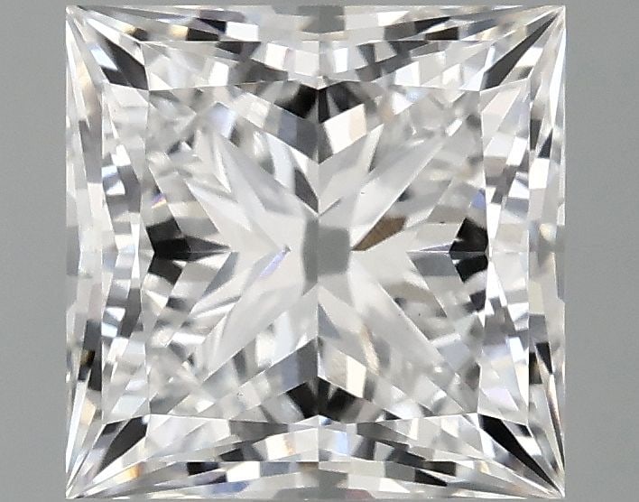 Loose Diamond - PRINCESS 2.07ct E VVS2: Loose Diamond - PRINCESS 2.07ct E VVS2 Source: This is a real non-mined Diamond that has been grown in a lab Shape: PRINCESS Carats: 2.07 Color: E Clarity: VVS2 Certification: IGI Video: