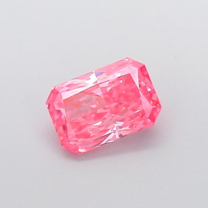Loose Diamond - RADIANT 1.08ct Fancy Vivid Pink VS1: Loose Diamond - RADIANT 1.08ct Fancy Vivid Pink VS1 Source: This is a real non-mined Diamond that has been grown in a lab Shape: RADIANT Carats: 1.08 Color: Fancy Vivid Pink Certification: NONE Video: