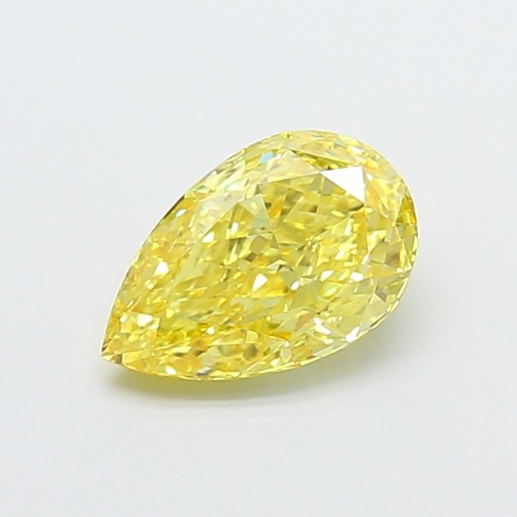 Loose Diamond - PEAR 1.29ct Fancy Vivid Yellow VVS2: Loose Diamond - PEAR 1.29ct Fancy Vivid Yellow VVS2 Source: This is a real non-mined Diamond that has been grown in a lab Shape: PEAR Carats: 1.29 Color: Fancy Vivid Yellow Certification: IGI Video: