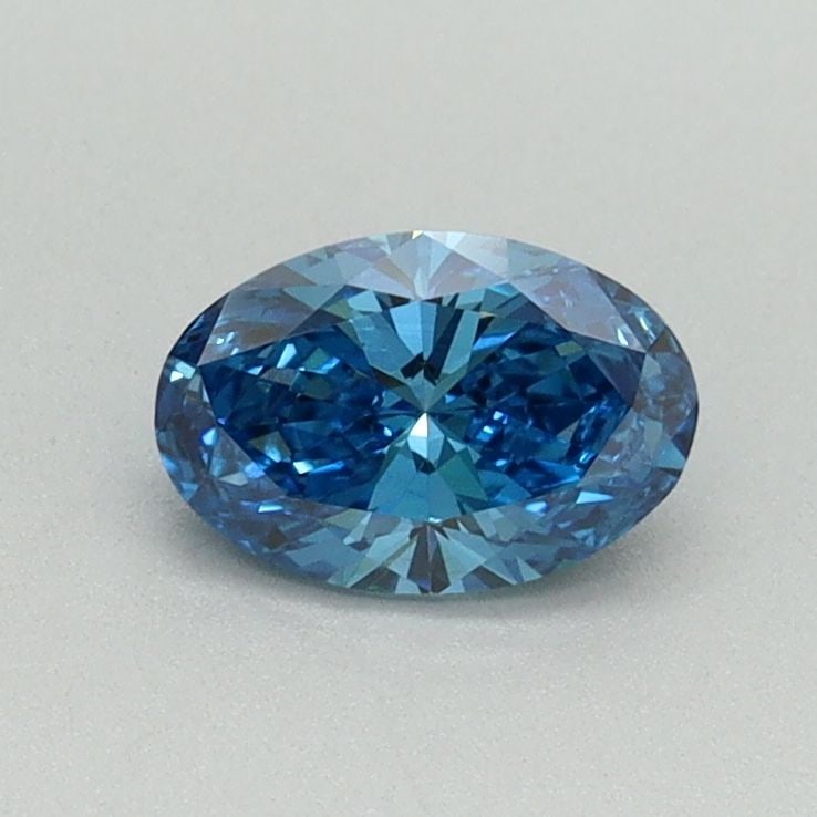 Loose Diamond - OVAL 0.5ct Fancy Vivid Blue VS2: Loose Diamond - OVAL 0.5ct Fancy Vivid Blue VS2 Source: This is a real non-mined Diamond that has been grown in a lab Shape: OVAL Carats: 0.5 Color: Fancy Vivid Blue Certification: IGI Video: