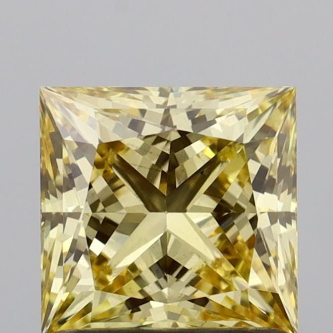 Loose Diamond - PRINCESS 1.06ct Fancy Yellow VS1: Loose Diamond - PRINCESS 1.06ct Fancy Yellow VS1 Source: This is a real non-mined Diamond that has been grown in a lab Shape: PRINCESS Carats: 1.06 Color: Fancy Yellow Certification: IGI Video: