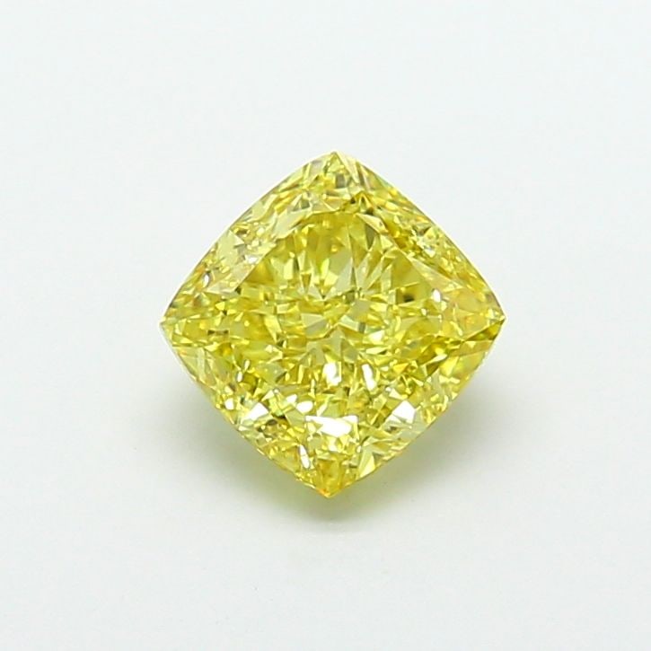 Loose Diamond - CUSHION MODIFIED 3.51ct Fancy Intense Yellow VS1: Loose Diamond - CUSHION MODIFIED 3.51ct Fancy Intense Yellow VS1 Source: This is a real non-mined Diamond that has been grown in a lab Shape: CUSHION MODIFIED Carats: 3.51 Color: Fancy Intense Yellow 