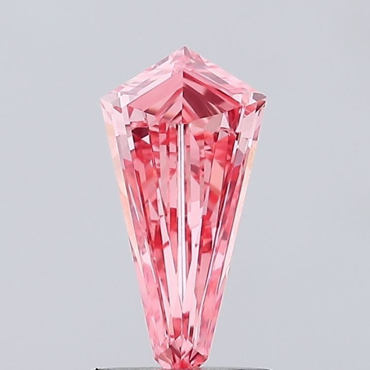 Loose Diamond - KITE 0.83ct Fancy Intense Pink VVS2: Loose Diamond - KITE 0.83ct Fancy Intense Pink VVS2 Source: This is a real non-mined Diamond that has been grown in a lab Shape: KITE Carats: 0.83 Color: Fancy Intense Pink Certification: NONE Video: