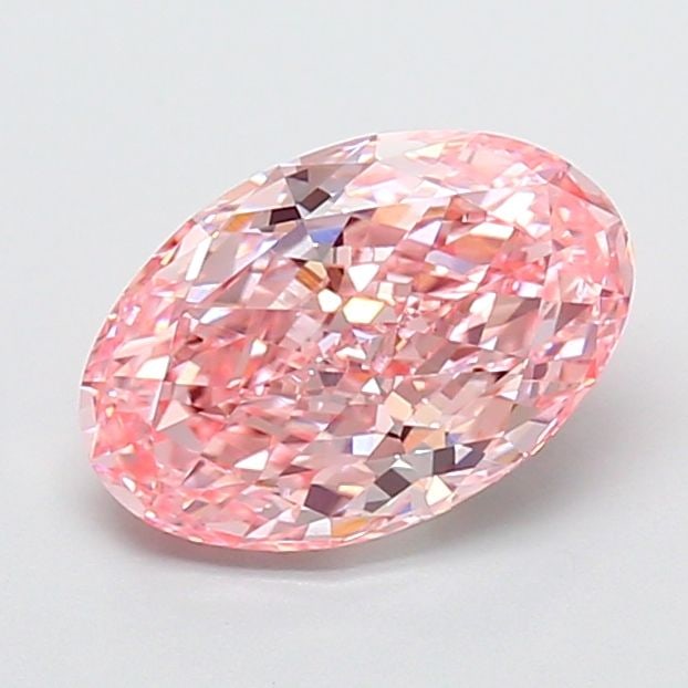 Loose Diamond - OVAL 1.95ct Fancy Vivid Pink VVS2: Loose Diamond - OVAL 1.95ct Fancy Vivid Pink VVS2 Source: This is a real non-mined Diamond that has been grown in a lab Shape: OVAL Carats: 1.95 Color: Fancy Vivid Pink Certification: IGI Video: