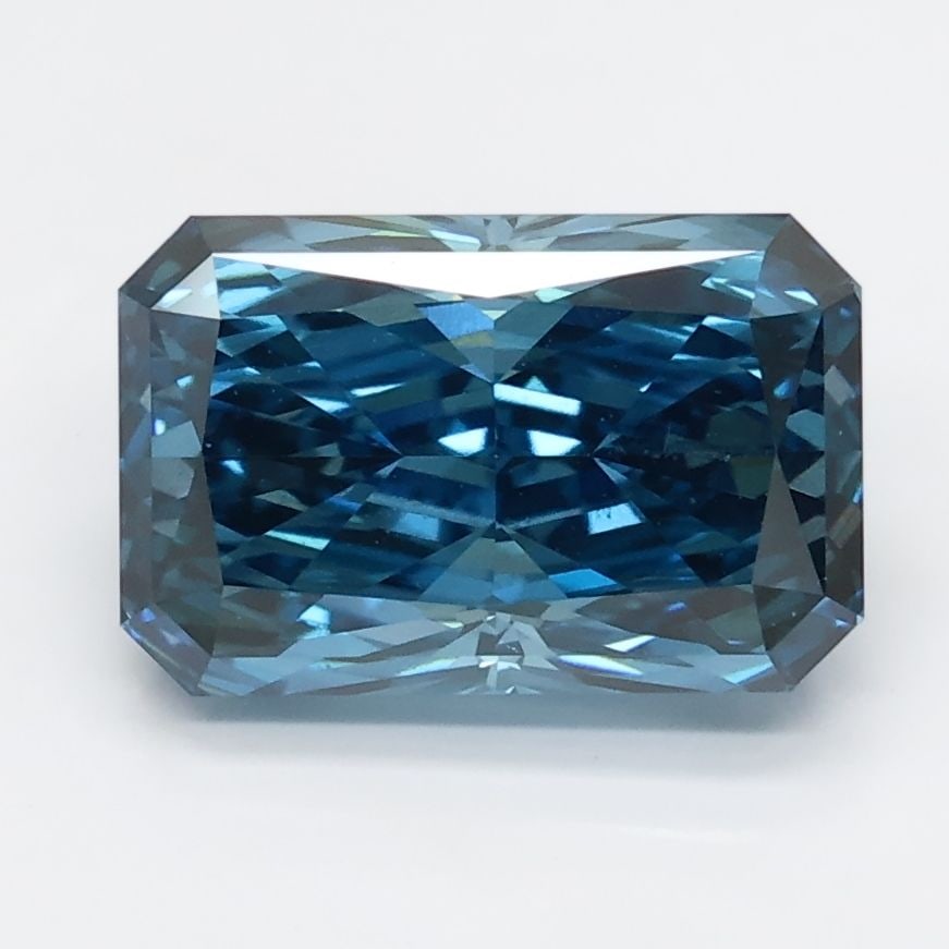 Loose Diamond - RADIANT 2.33ct Blue VS2: Loose Diamond - RADIANT 2.33ct Blue VS2 Source: This is a real non-mined Diamond that has been grown in a lab Shape: RADIANT Carats: 2.33 Color: Blue Certification: NONE Video: Video Link PLEASE