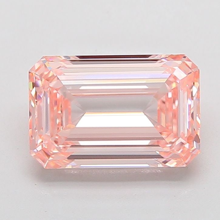 Loose Diamond - EMERALD 6.03ct Fancy Intense Pink VVS2: Loose Diamond - EMERALD 6.03ct Fancy Intense Pink VVS2 Source: This is a real non-mined Diamond that has been grown in a lab Shape: EMERALD Carats: 6.03 Color: Fancy Intense Pink Certification: IGI Vi