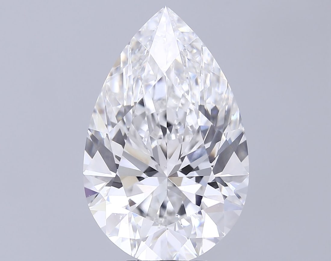 Loose Diamond - PEAR 10.04ct F VS1: Loose Diamond - PEAR 10.04ct F VS1 Source: This is a real non-mined Diamond that has been grown in a lab Shape: PEAR Carats: 10.04 Color: F Clarity: VS1 Certification: IGI PLEASE NOTE: Framed, Large, 