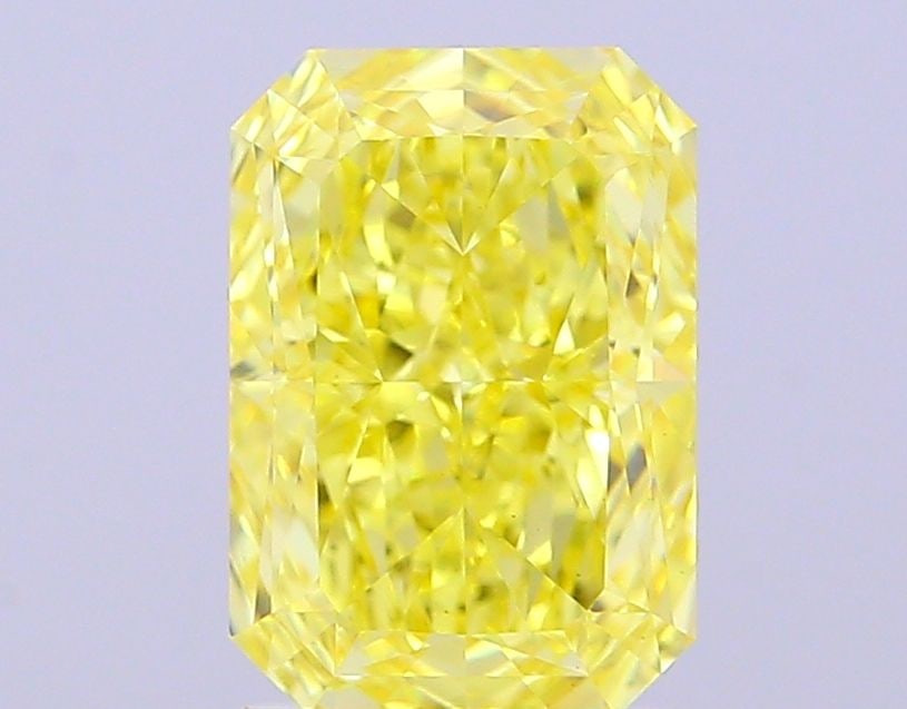 Loose Diamond - RADIANT 2.71ct Fancy Vivid Yellow VS1: Loose Diamond - RADIANT 2.71ct Fancy Vivid Yellow VS1 Source: This is a real non-mined Diamond that has been grown in a lab Shape: RADIANT Carats: 2.71 Color: Fancy Vivid Yellow Certification: IGI Vid