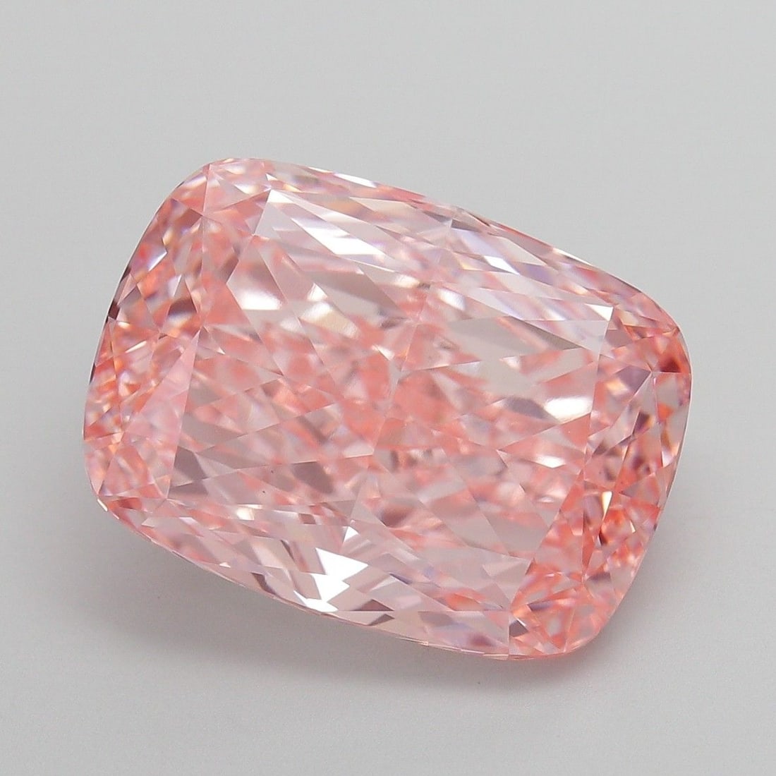 Loose Diamond - CUSHION MODIFIED 10.65ct Fancy Vivid Pink VS1: Loose Diamond - CUSHION MODIFIED 10.65ct Fancy Vivid Pink VS1 Source: This is a real non-mined Diamond that has been grown in a lab Shape: CUSHION MODIFIED Carats: 10.65 Color: Fancy Vivid Pink Certif