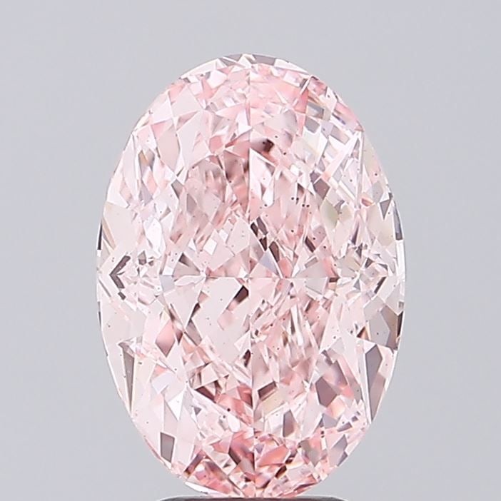 Loose Diamond - OVAL 5.1ct Fancy Vivid Pink VS2: Loose Diamond - OVAL 5.1ct Fancy Vivid Pink VS2 Source: This is a real non-mined Diamond that has been grown in a lab Shape: OVAL Carats: 5.1 Color: Fancy Vivid Pink Certification: NONE Video: