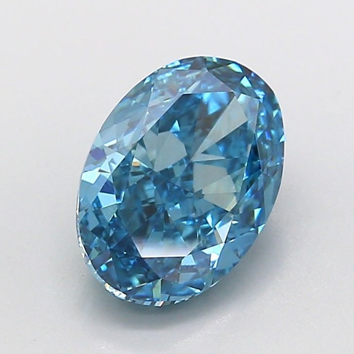 Loose Diamond - OVAL 2.08ct Fancy Vivid Blue VVS2: Loose Diamond - OVAL 2.08ct Fancy Vivid Blue VVS2 Source: This is a real non-mined Diamond that has been grown in a lab Shape: OVAL Carats: 2.08 Color: Fancy Vivid Blue Certification: IGI Video: