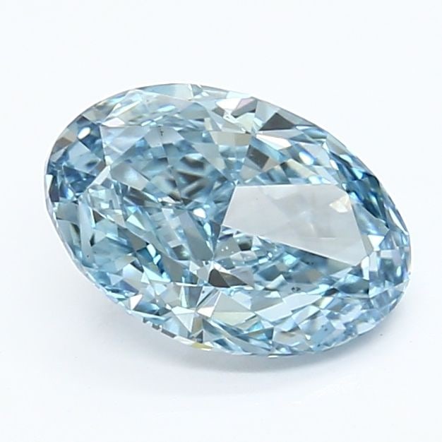 Loose Diamond - OVAL 1.78ct Fancy Vivid Blue VS1: Loose Diamond - OVAL 1.78ct Fancy Vivid Blue VS1 Source: This is a real non-mined Diamond that has been grown in a lab Shape: OVAL Carats: 1.78 Color: Fancy Vivid Blue Certification: IGI Video: