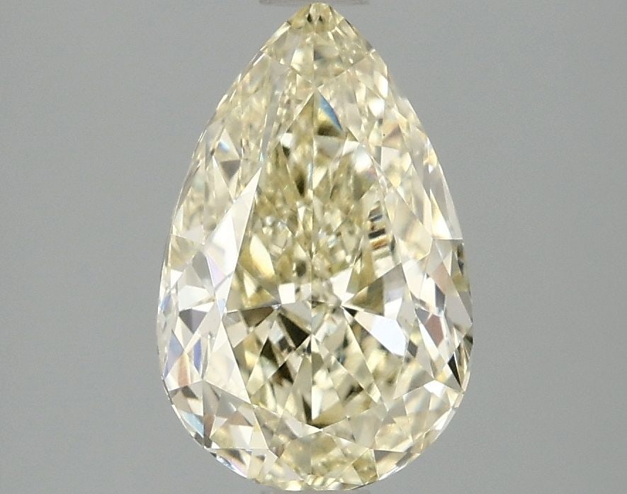 Loose Diamond - PEAR 2.08ct Fancy Yellow VS1: Loose Diamond - PEAR 2.08ct Fancy Yellow VS1 Source: This is a real non-mined Diamond that has been grown in a lab Shape: PEAR Carats: 2.08 Color: Fancy Yellow Certification: IGI Video: