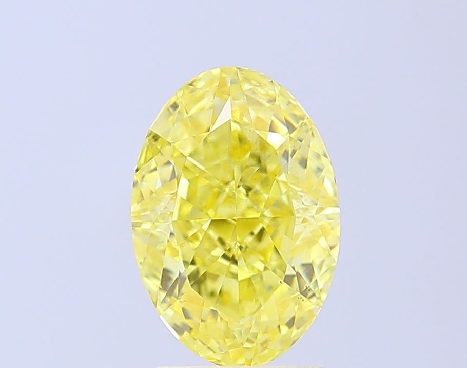 Loose Diamond - OVAL 2.02ct Fancy Intense Yellow VS2: Loose Diamond - OVAL 2.02ct Fancy Intense Yellow VS2 Source: This is a real non-mined Diamond that has been grown in a lab Shape: OVAL Carats: 2.02 Color: Fancy Intense Yellow Certification: IGI