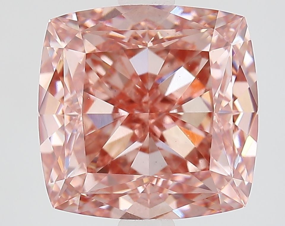 Loose Diamond - CUSHION MODIFIED 3.71ct Fancy Vivid Pink VS1: Loose Diamond - CUSHION MODIFIED 3.71ct Fancy Vivid Pink VS1 Source: This is a real non-mined Diamond that has been grown in a lab Shape: CUSHION MODIFIED Carats: 3.71 Color: Fancy Vivid Pink Certific