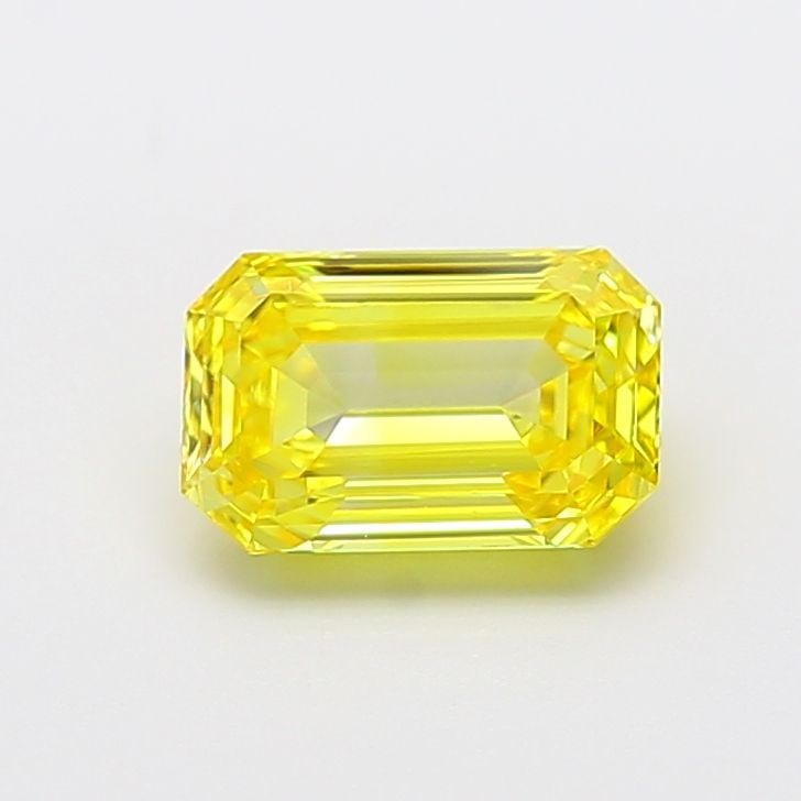 Loose Diamond - EMERALD 2.08ct Fancy Vivid Yellow VS1: Loose Diamond - EMERALD 2.08ct Fancy Vivid Yellow VS1 Source: This is a real non-mined Diamond that has been grown in a lab Shape: EMERALD Carats: 2.08 Color: Fancy Vivid Yellow Certification: NONE Vi