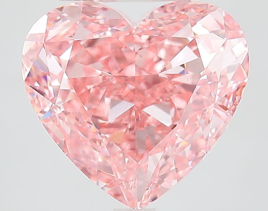 Loose Diamond - HEART 5.88ct Fancy Vivid Pink VS1: Loose Diamond - HEART 5.88ct Fancy Vivid Pink VS1 Source: This is a real non-mined Diamond that has been grown in a lab Shape: HEART Carats: 5.88 Color: Fancy Vivid Pink Certification: IGI Video: