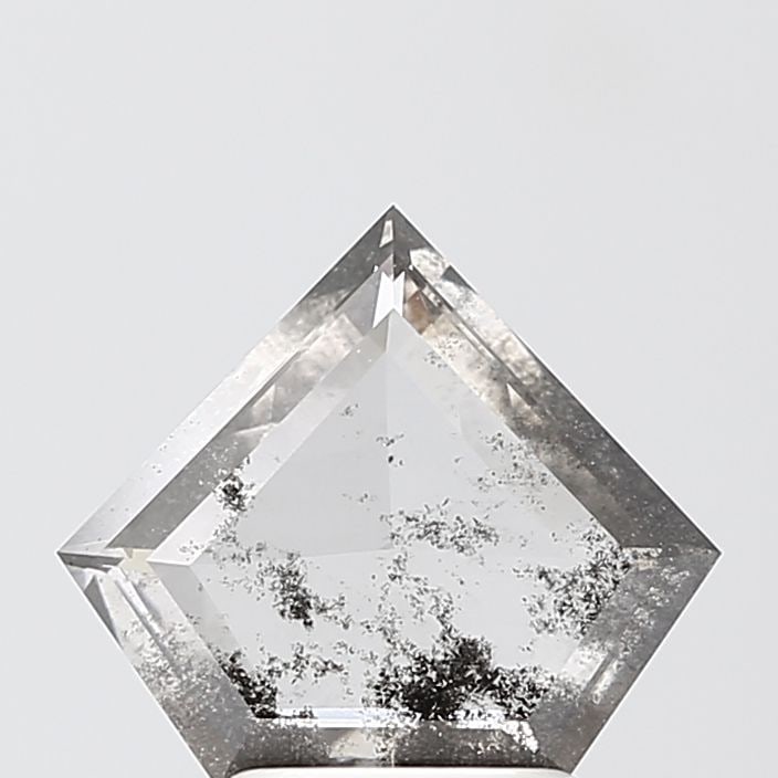 Loose Diamond - TRILLIANT 1.27ct Salt and Pepper I2: Loose Diamond - TRILLIANT 1.27ct Salt and Pepper I2 Source: This is a real non-mined Diamond that has been grown in a lab Shape: TRILLIANT Carats: 1.27 Color: Salt and Pepper Certification: NONE Video