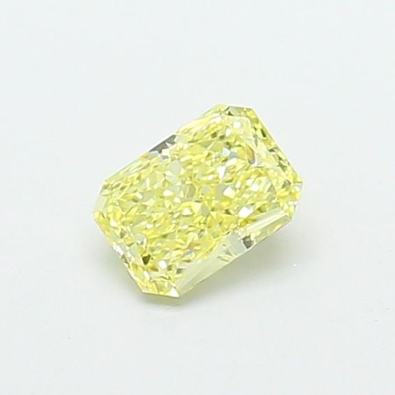 Loose Diamond - RADIANT 0.43ct Fancy Intense Yellow VVS2: Loose Diamond - RADIANT 0.43ct Fancy Intense Yellow VVS2 Source: This is a real non-mined Diamond that has been grown in a lab Shape: RADIANT Carats: 0.43 Color: Fancy Intense Yellow Certification: IG