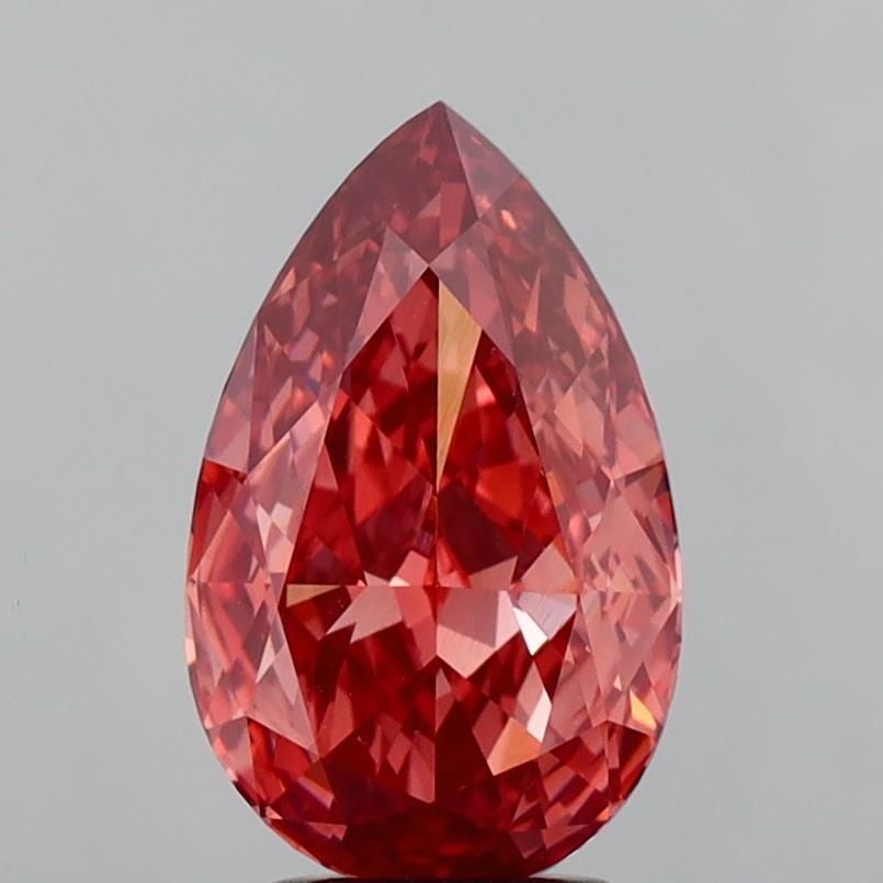 Loose Diamond - PEAR 3.36ct Fancy Vivid Brown Pink VS1: Loose Diamond - PEAR 3.36ct Fancy Vivid Brown Pink VS1 Source: This is a real non-mined Diamond that has been grown in a lab Shape: PEAR Carats: 3.36 Color: Fancy Vivid Brown Pink Certification: IGI V