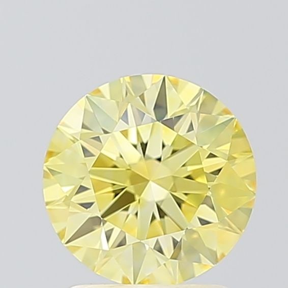 Ideal Loose Diamond - ROUND 1.55ct Fancy Intense Yellow VS1: Ideal Loose Diamond - ROUND 1.55ct Fancy Intense Yellow VS1 Source: This is a real non-mined Diamond that has been grown in a lab Shape: ROUND Carats: 1.55 Color: Fancy Intense Yellow Certification: I