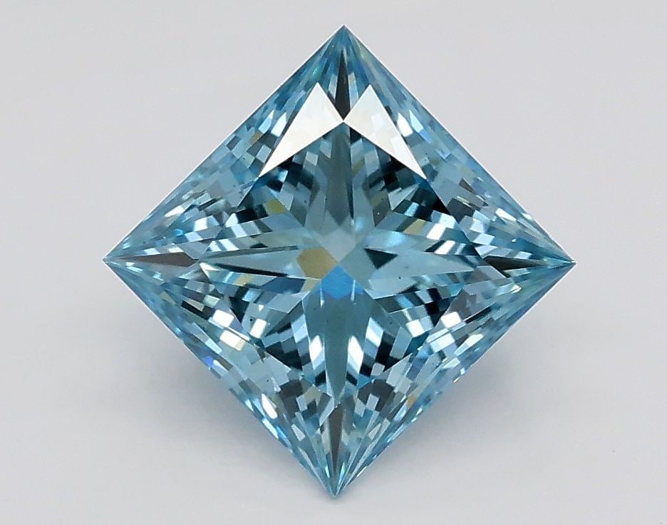 Loose Diamond - PRINCESS 1.52ct Fancy Intense Green Blue VS2: Loose Diamond - PRINCESS 1.52ct Fancy Intense Green Blue VS2 Source: This is a real non-mined Diamond that has been grown in a lab Shape: PRINCESS Carats: 1.52 Color: Fancy Intense Green Blue Certific