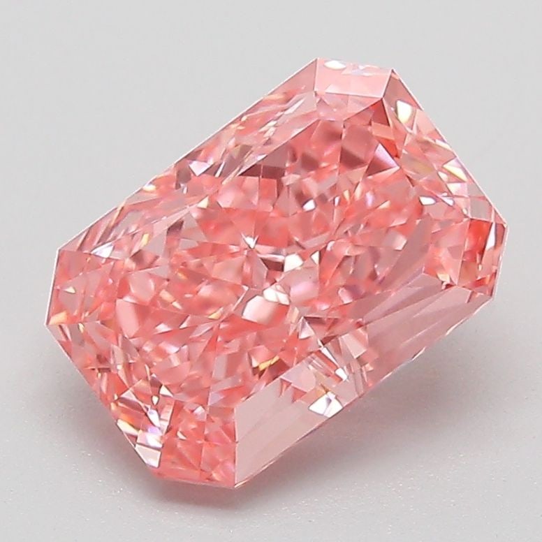 Loose Diamond - RADIANT 2.13ct Fancy Vivid Pink VVS2: Loose Diamond - RADIANT 2.13ct Fancy Vivid Pink VVS2 Source: This is a real non-mined Diamond that has been grown in a lab Shape: RADIANT Carats: 2.13 Color: Fancy Vivid Pink Certification: IGI PLEASE