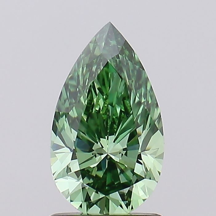 Loose Diamond - PEAR 1.17ct Fancy Green VS1: Loose Diamond - PEAR 1.17ct Fancy Green VS1 Source: This is a real non-mined Diamond that has been grown in a lab Shape: PEAR Carats: 1.17 Color: Fancy Green Certification: NONE Video:
