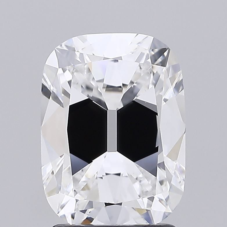 Loose Diamond - CUSHION 2.21ct D VVS2: Loose Diamond - CUSHION 2.21ct D VVS2 Source: This is a real non-mined Diamond that has been grown in a lab Shape: CUSHION Carats: 2.21 Color: D Clarity: VVS2 Certification: IGI Video: