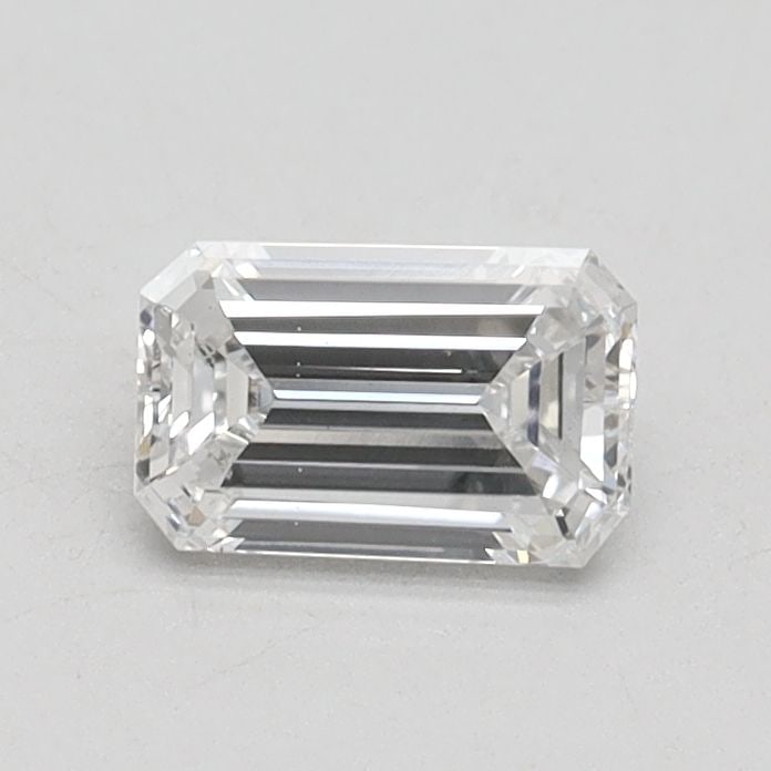 Loose Diamond - EMERALD 0.6ct E VS2: Loose Diamond - EMERALD 0.6ct E VS2 Source: This is a real non-mined Diamond that has been grown in a lab Shape: EMERALD Carats: 0.6 Color: E Clarity: VS2 Certification: IGI Video: