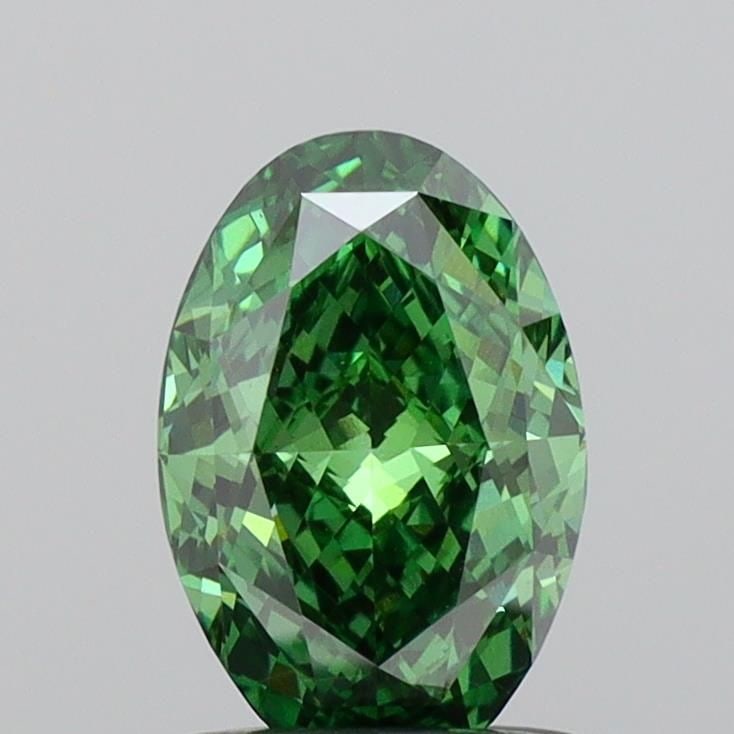 Loose Diamond - OVAL 1.0ct Fancy Vivid Green VVS2 (1 of 1)
