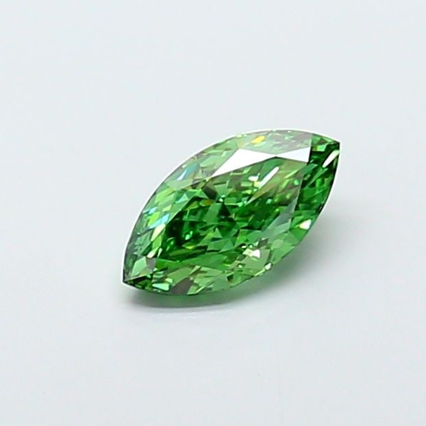 Loose Diamond - MARQUISE 1.17ct Fancy Vivid Green VS1: Loose Diamond - MARQUISE 1.17ct Fancy Vivid Green VS1 Source: This is a real non-mined Diamond that has been grown in a lab Shape: MARQUISE Carats: 1.17 Color: Fancy Vivid Green Certification: IGI Vid