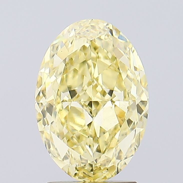 Loose Diamond - OVAL 3.02ct Fancy Intense Yellow VS1: Loose Diamond - OVAL 3.02ct Fancy Intense Yellow VS1 Source: This is a real non-mined Diamond that has been grown in a lab Shape: OVAL Carats: 3.02 Color: Fancy Intense Yellow Certification: IGI Video