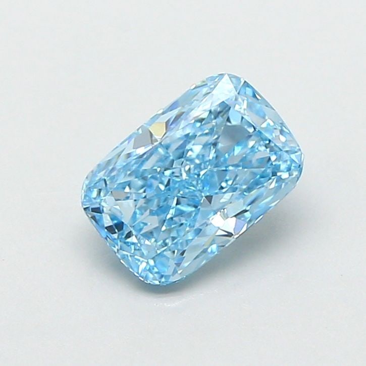 Loose Diamond - CUSHION MODIFIED 1.06ct Fancy Vivid Blue VS1: Loose Diamond - CUSHION MODIFIED 1.06ct Fancy Vivid Blue VS1 Source: This is a real non-mined Diamond that has been grown in a lab Shape: CUSHION MODIFIED Carats: 1.06 Color: Fancy Vivid Blue Certific