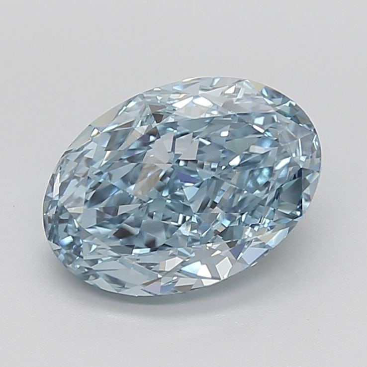 Loose Diamond - OVAL 4.6ct Fancy Vivid Blue VS1: Loose Diamond - OVAL 4.6ct Fancy Vivid Blue VS1 Source: This is a real non-mined Diamond that has been grown in a lab Shape: OVAL Carats: 4.6 Color: Fancy Vivid Blue Certification: IGI Video: