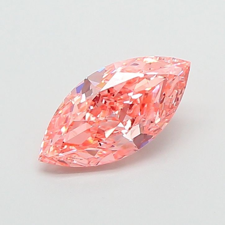 Loose Diamond - MARQUISE 1.01ct Fancy Vivid Pink VS2: Loose Diamond - MARQUISE 1.01ct Fancy Vivid Pink VS2 Source: This is a real non-mined Diamond that has been grown in a lab Shape: MARQUISE Carats: 1.01 Color: Fancy Vivid Pink Certification: IGI Video