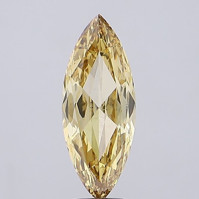 Loose Diamond - MARQUISE 5.16ct Fancy Yellow Brown VS1: Loose Diamond - MARQUISE 5.16ct Fancy Yellow Brown VS1 Source: This is a real non-mined Diamond that has been grown in a lab Shape: MARQUISE Carats: 5.16 Color: Fancy Yellow Brown Certification: IGI V