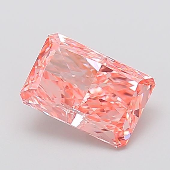 Loose Diamond - RADIANT 1.68ct Fancy Vivid Pink VS1: Loose Diamond - RADIANT 1.68ct Fancy Vivid Pink VS1 Source: This is a real non-mined Diamond that has been grown in a lab Shape: RADIANT Carats: 1.68 Color: Fancy Vivid Pink Certification: IGI Video: