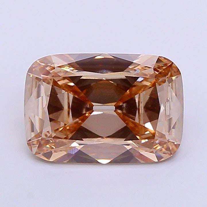 Loose Diamond - CUSHION BRILLIANT 5.05ct Fancy Light Brown VVS2: Loose Diamond - CUSHION BRILLIANT 5.05ct Fancy Light Brown VVS2 Source: This is a real non-mined Diamond that has been grown in a lab Shape: CUSHION BRILLIANT Carats: 5.05 Color: Fancy Light Brown