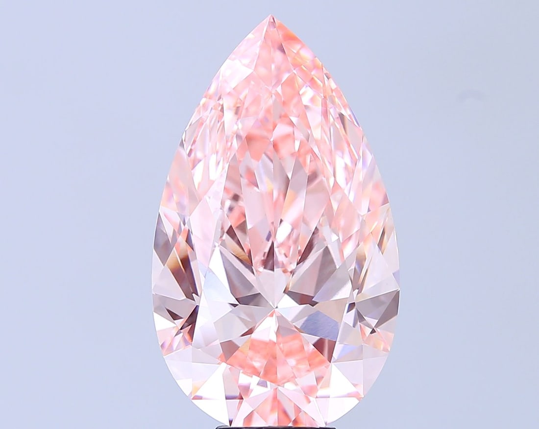 Loose Diamond - PEAR 10.1ct Fancy Intense Pink VVS2: Loose Diamond - PEAR 10.1ct Fancy Intense Pink VVS2 Source: This is a real non-mined Diamond that has been grown in a lab Shape: PEAR Carats: 10.1 Color: Fancy Intense Pink Certification: IGI Video: